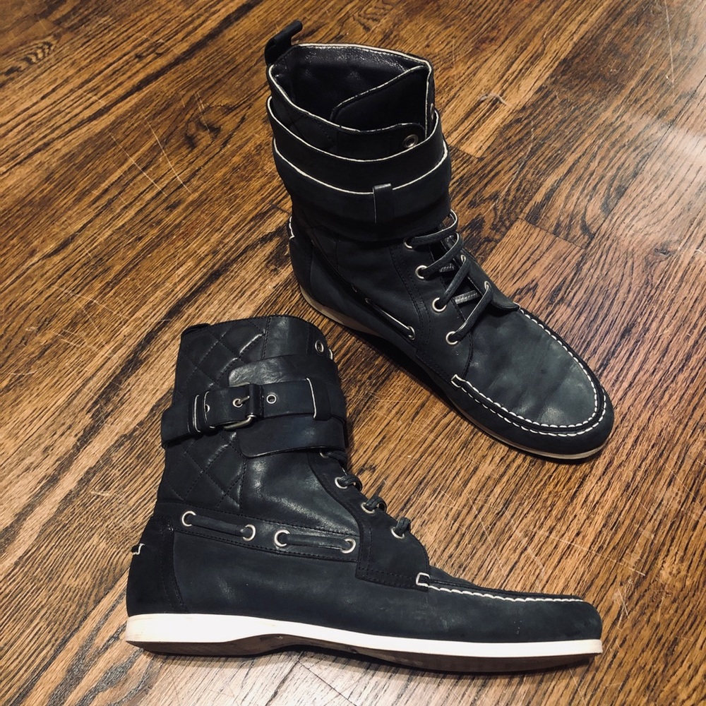 Designer- Balenciaga Leather Sneakers- Size 38.5